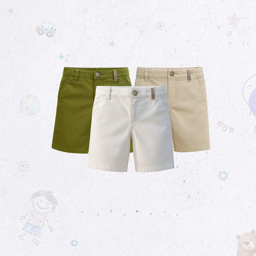 Twill Shorts Set