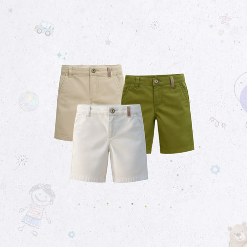 Twill Shorts Set