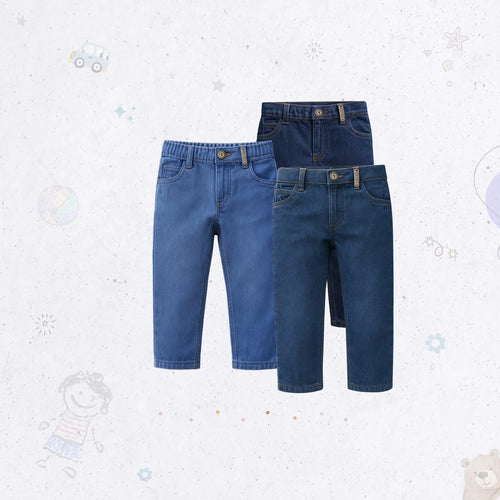 Slim Straight Jeans Set