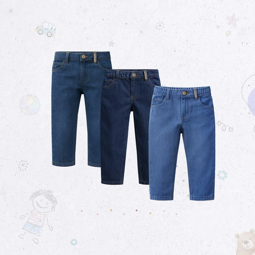 Slim Straight Jeans Set