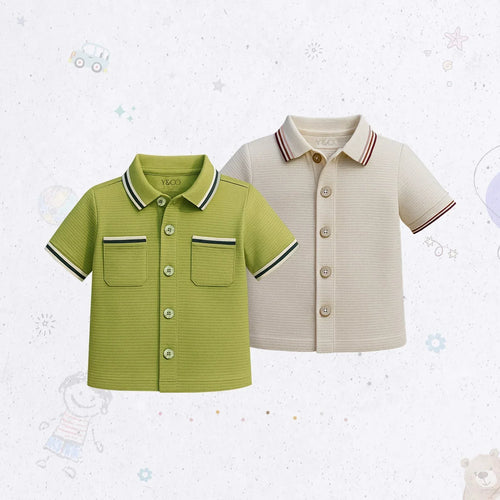 Vintage Waffle Shirt Set