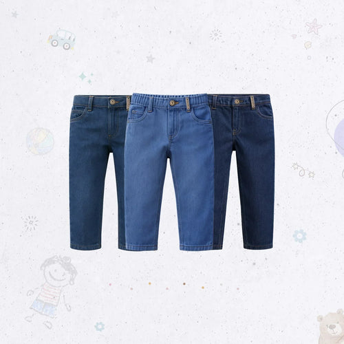 Slim Straight Jeans Set