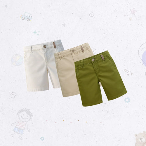 Twill Shorts Set