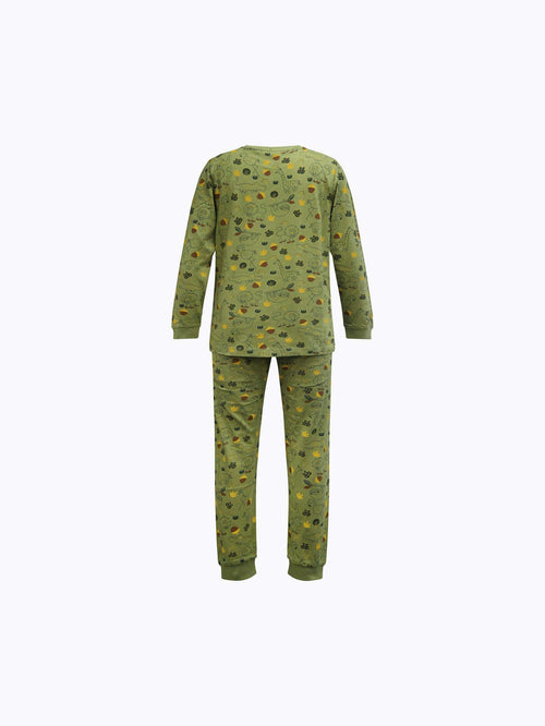 Full Sleeve Animal Print Pj Set