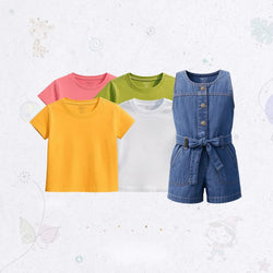 All-Day Short Dungaree Suit Combo