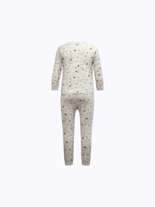 Full Sleeve Animal Print Pj Set