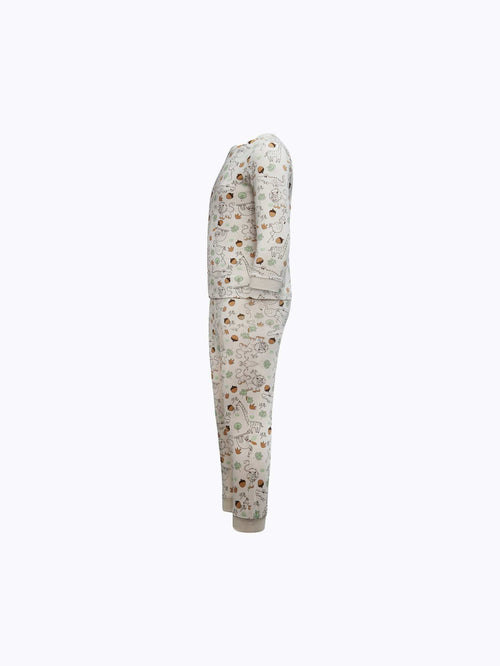 Full Sleeve Animal Print Pj Set