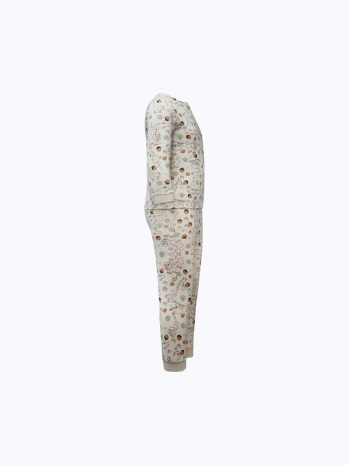 Full Sleeve Animal Print Pj Set