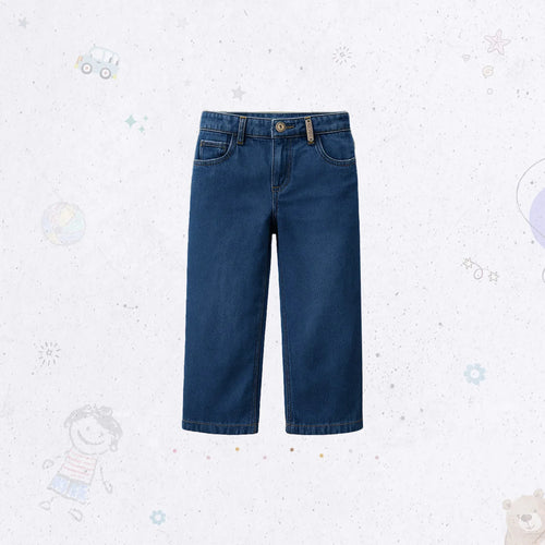 Wide Denim Pants