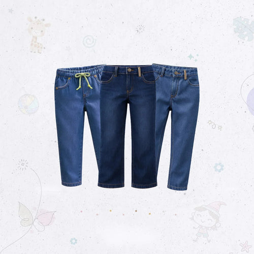 Basic Denim Bottom Combo