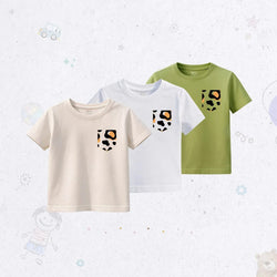 Cheetah Graphic T-Shirt Set