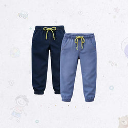 Cuff Denim Jogger Set