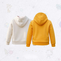 Cuff Sleeve Hoodie Set