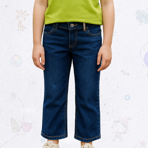 Denim Wide Pants for Girls