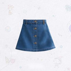 Denim Mini Classic Skirt