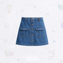 Denim Short Skirt