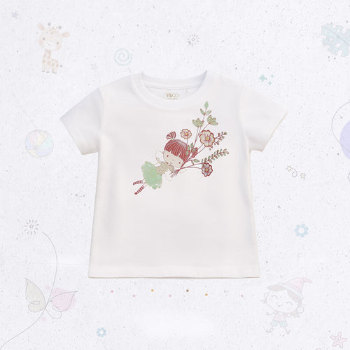 Flying Flower Girl T-Shirt