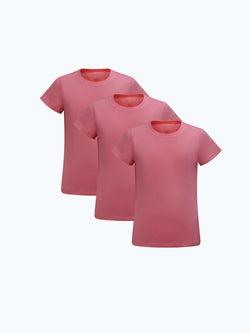 Plain T-Shirt Set Pink