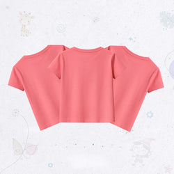 Plain T-Shirt Set Pink