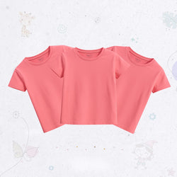 Plain T-Shirt Set Pink