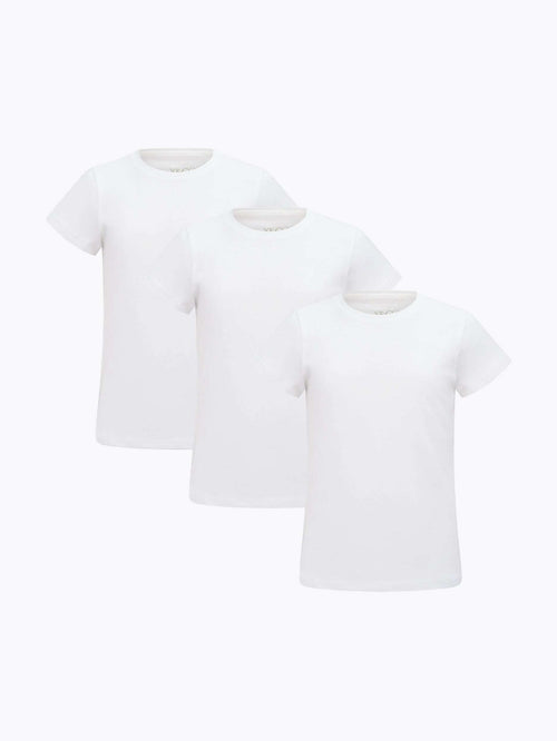Plain T-Shirt Set White
