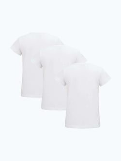 Plain T-Shirt Set White