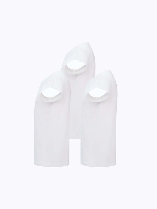 Plain T-Shirt Set White