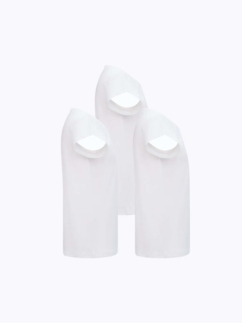 Plain T-Shirt Set White