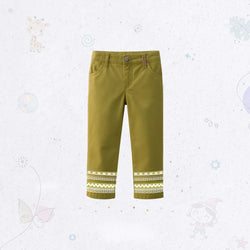 Printed Twill Pants