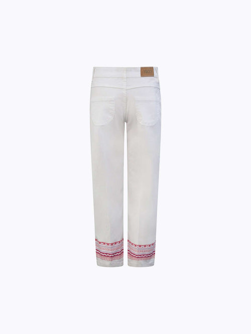 Printed Twill Pants