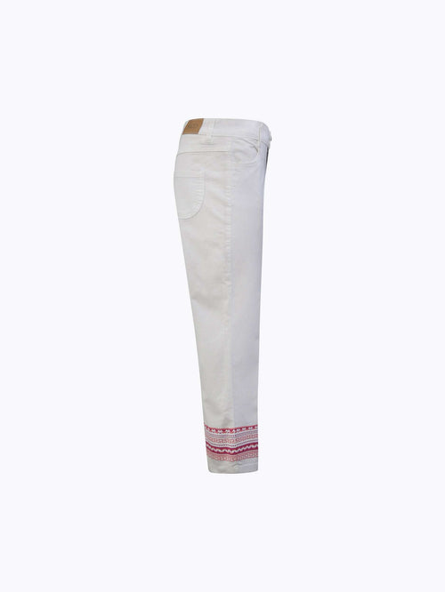 Printed Twill Pants