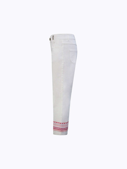 Printed Twill Pants