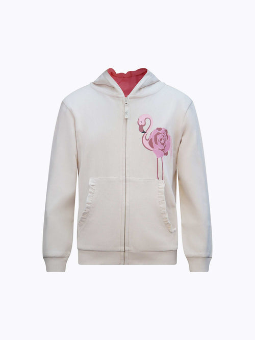 Rose Flamingo Hoodie