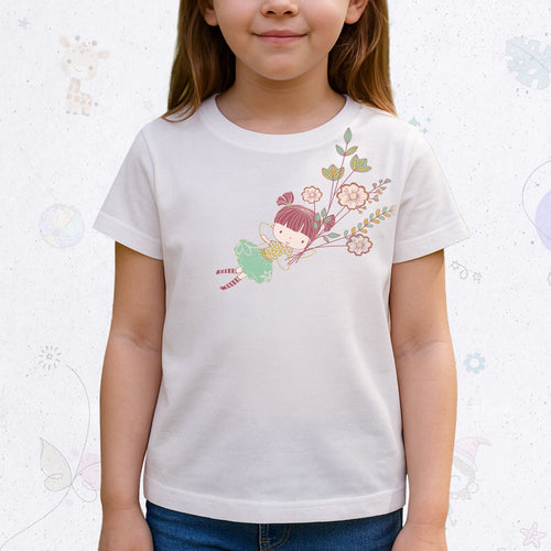 Flying Flower Girl T-Shirt