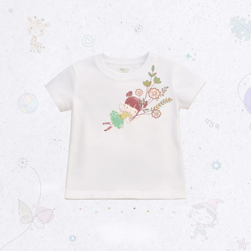 Flying Flower Girl T-Shirt