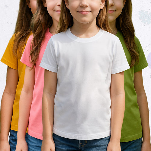 GIRLS MULTI T-SHIRT SET