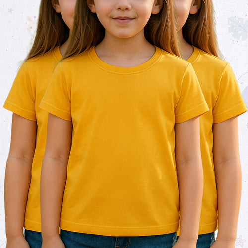 Plain T-Shirt Set Blazing Orange