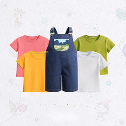 Garden Pocket Dungaree Set