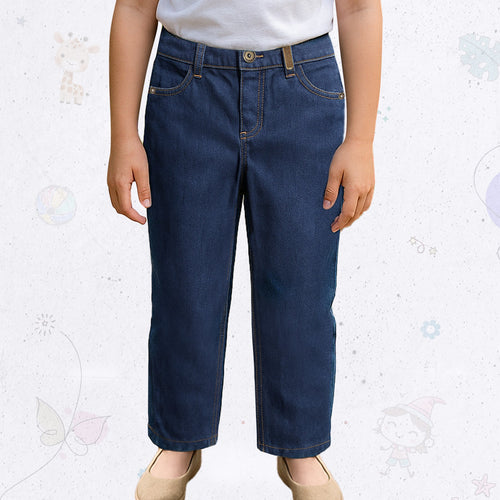 Girls Regular Denim Pants