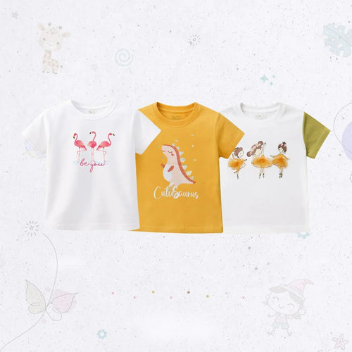 Graphic Printed T-Shirt Set