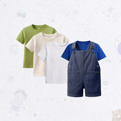 Pocket Dungaree Combo Pack – Dark Blue