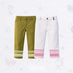 Printed Twill Pant Set