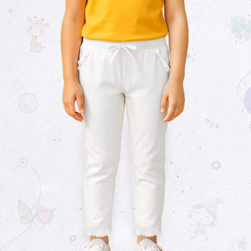 بنطال رياضي بجيوب مضلعة