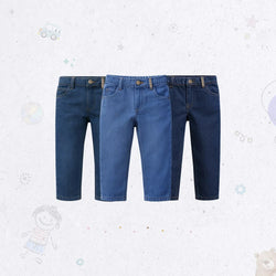 Slim Straight Jeans Set