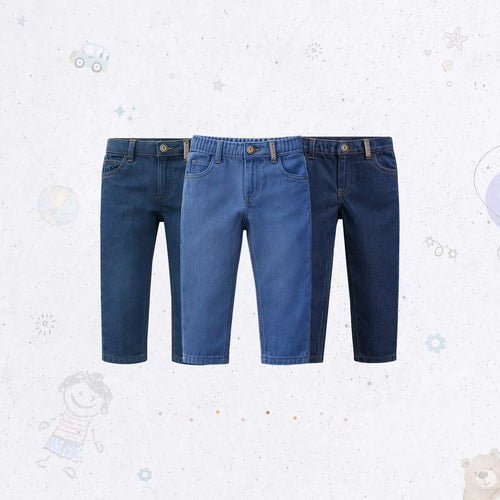 Slim Straight Jeans Set