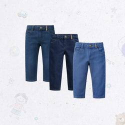 Slim Straight Jeans Set