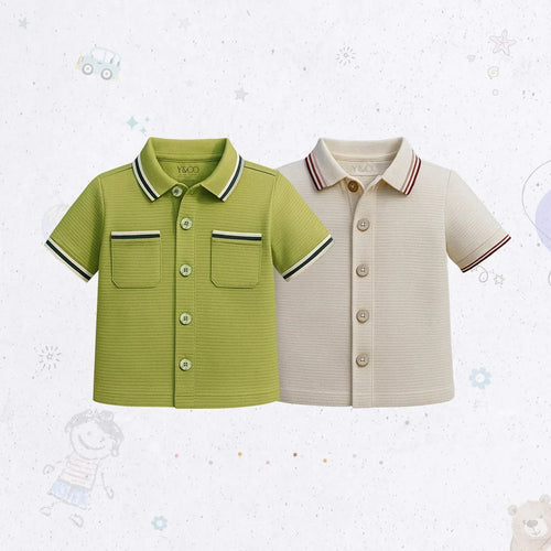 Vintage Waffle Shirt Set