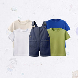 Pocket Dungaree Combo Pack – Dark Blue