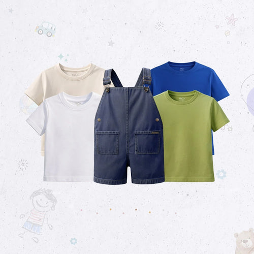 Pocket Dungaree Combo Pack – Dark Blue