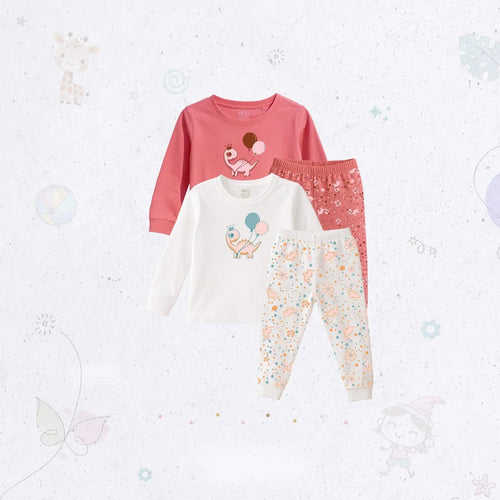 Dino Twin Sleepwear Set